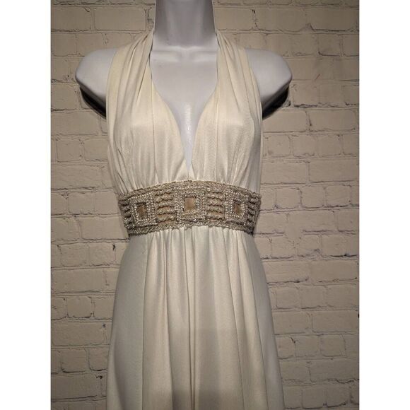 Jack Bryan vintage beaded goddess dress medium - Picture 2 of 6